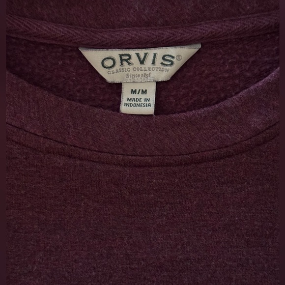 Orvis Ladies' Crewneck Pullover medium - Picture 5 of 6
